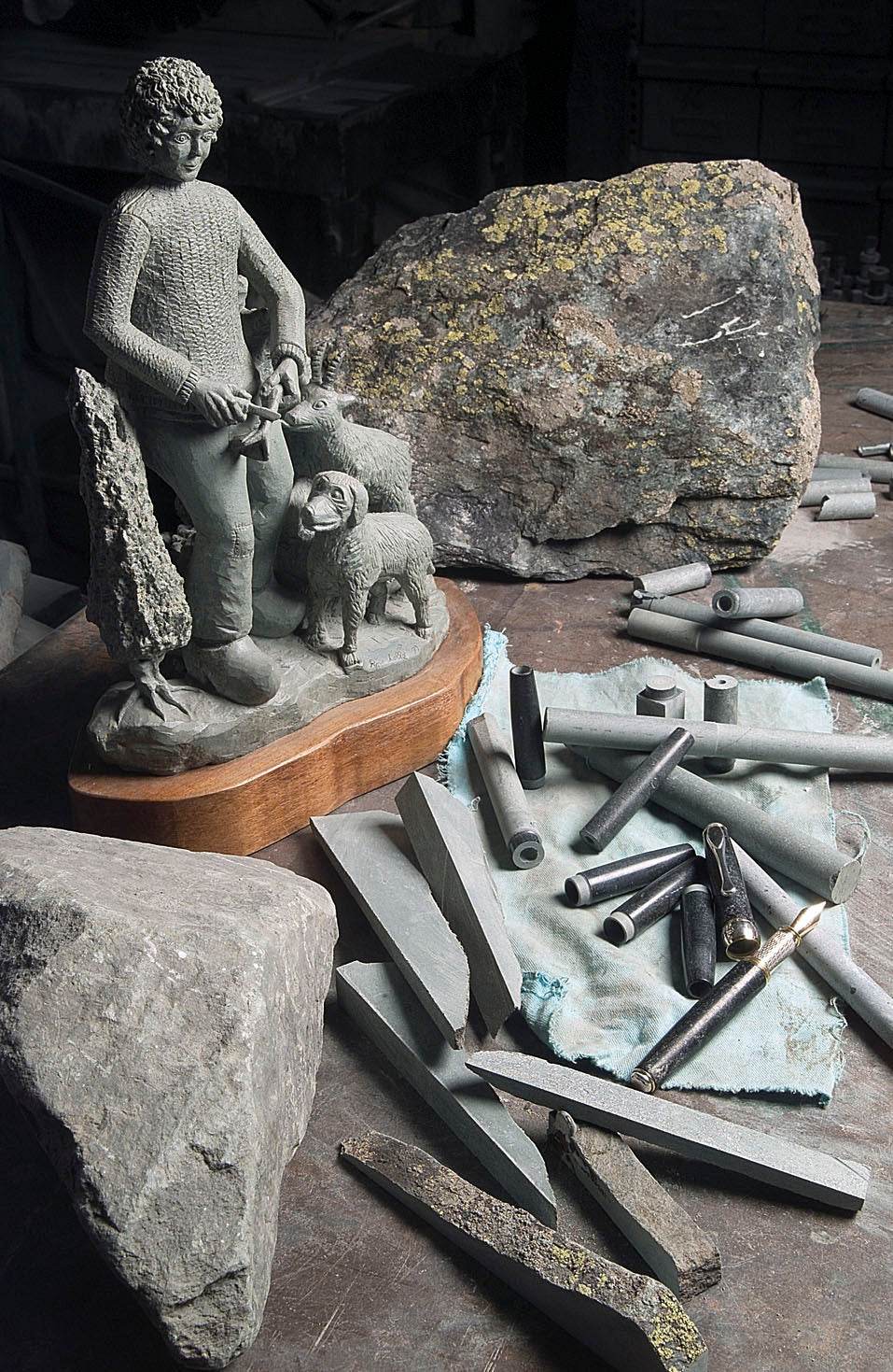 Stone pens