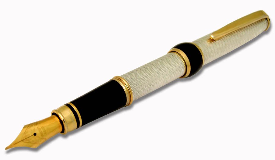 Silver Fountain Pen - view 3