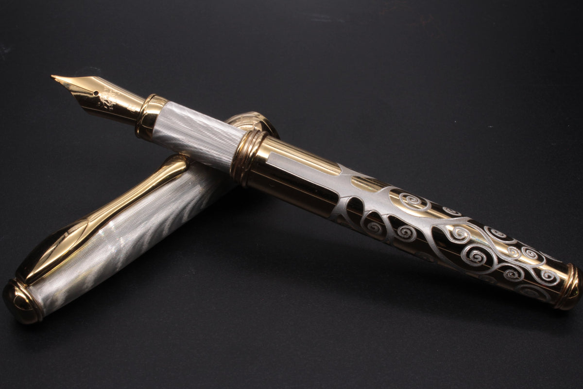 Penna Roller Albero della Vita in Oro Vermeil - vista 4