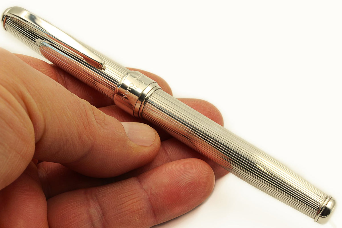 Penna Stilografica Argento Millerighe - vista 2