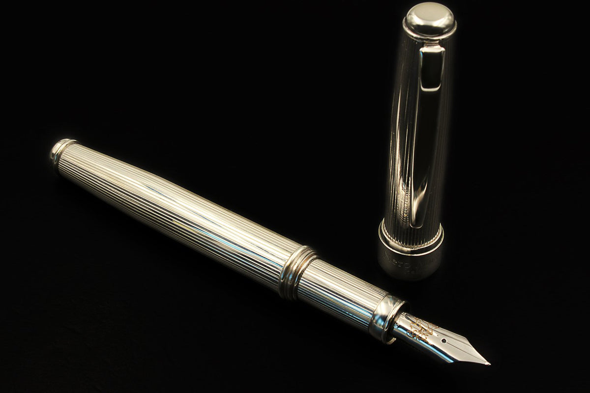 Penna Stilografica Argento Millerighe - vista 6