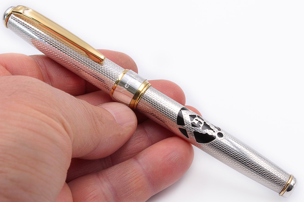 Silver Fountain Pen - Square and Compasses - view 10