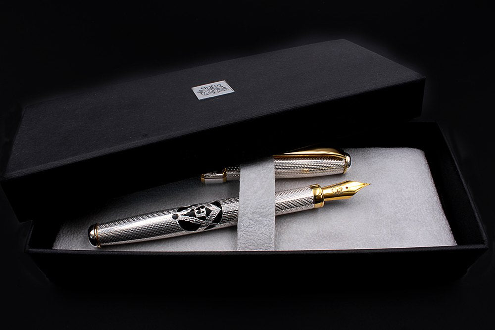 Silver Fountain Pen - Square and Compasses - view 12