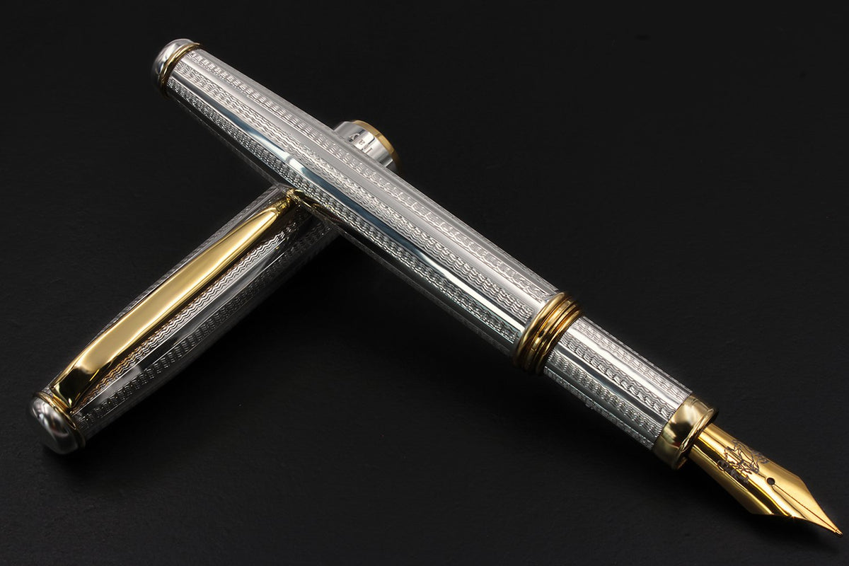 Penna Stilografica Argento Pompèi