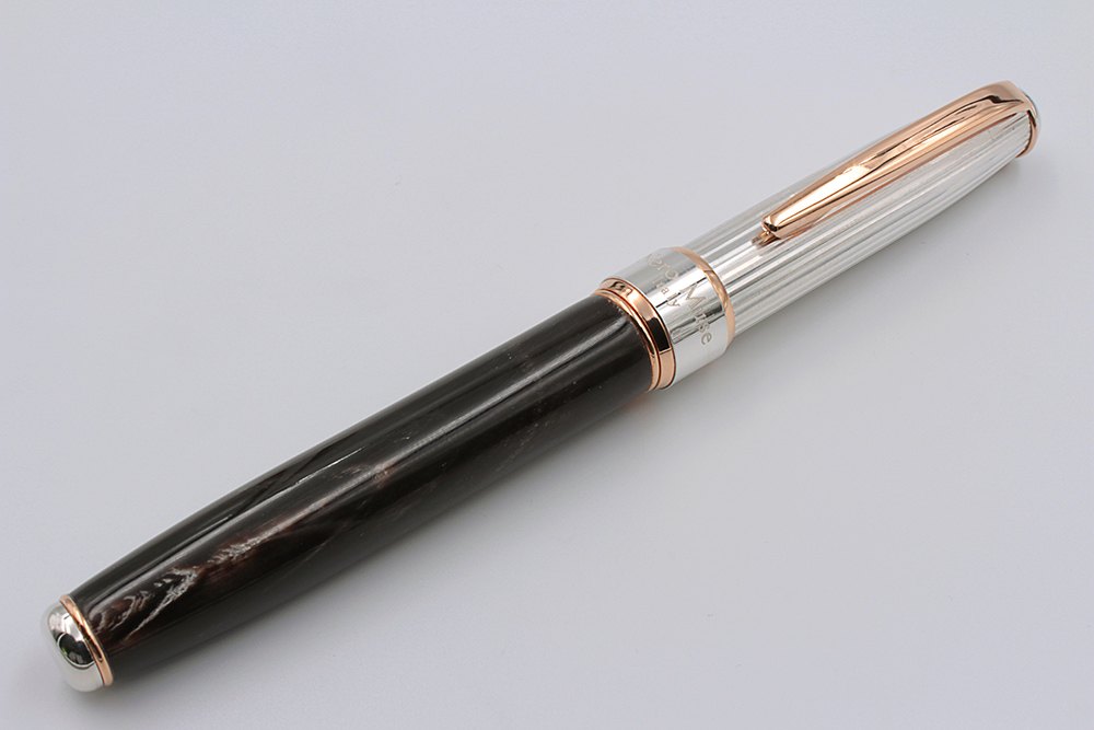 Füllfederhalter Silber und Horn - Liocorno - Ansicht 8