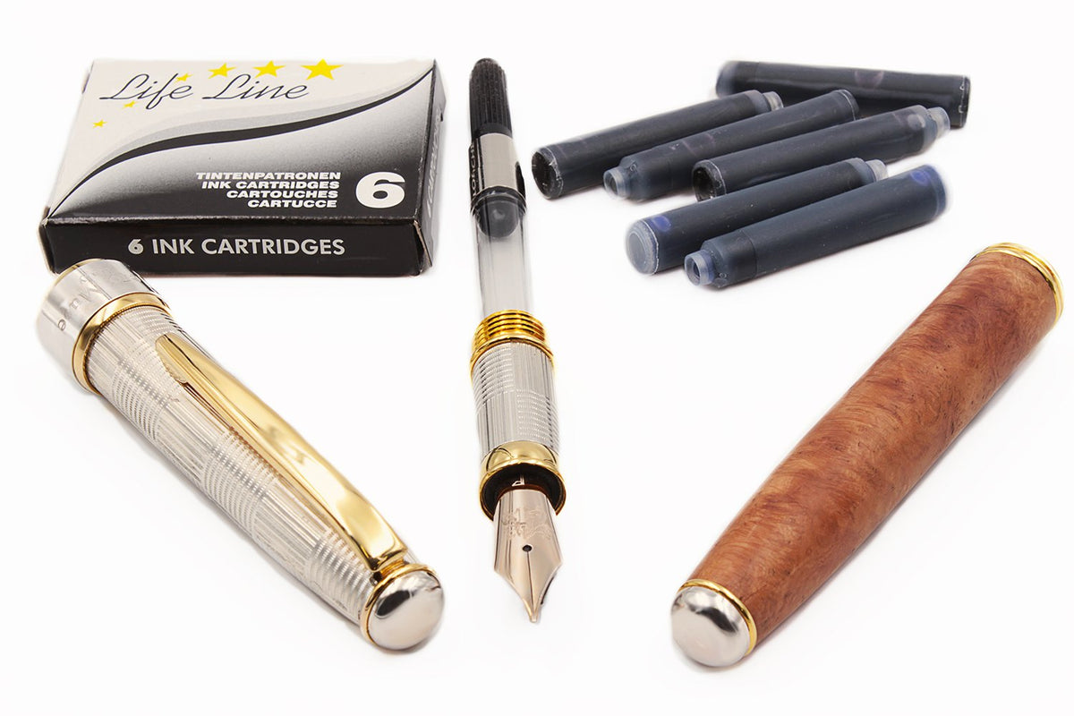 Fountain Pen Briar and Silver - view 3