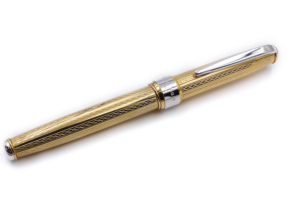 Penna Roller Oro Vermeil "Draco" - vista 6