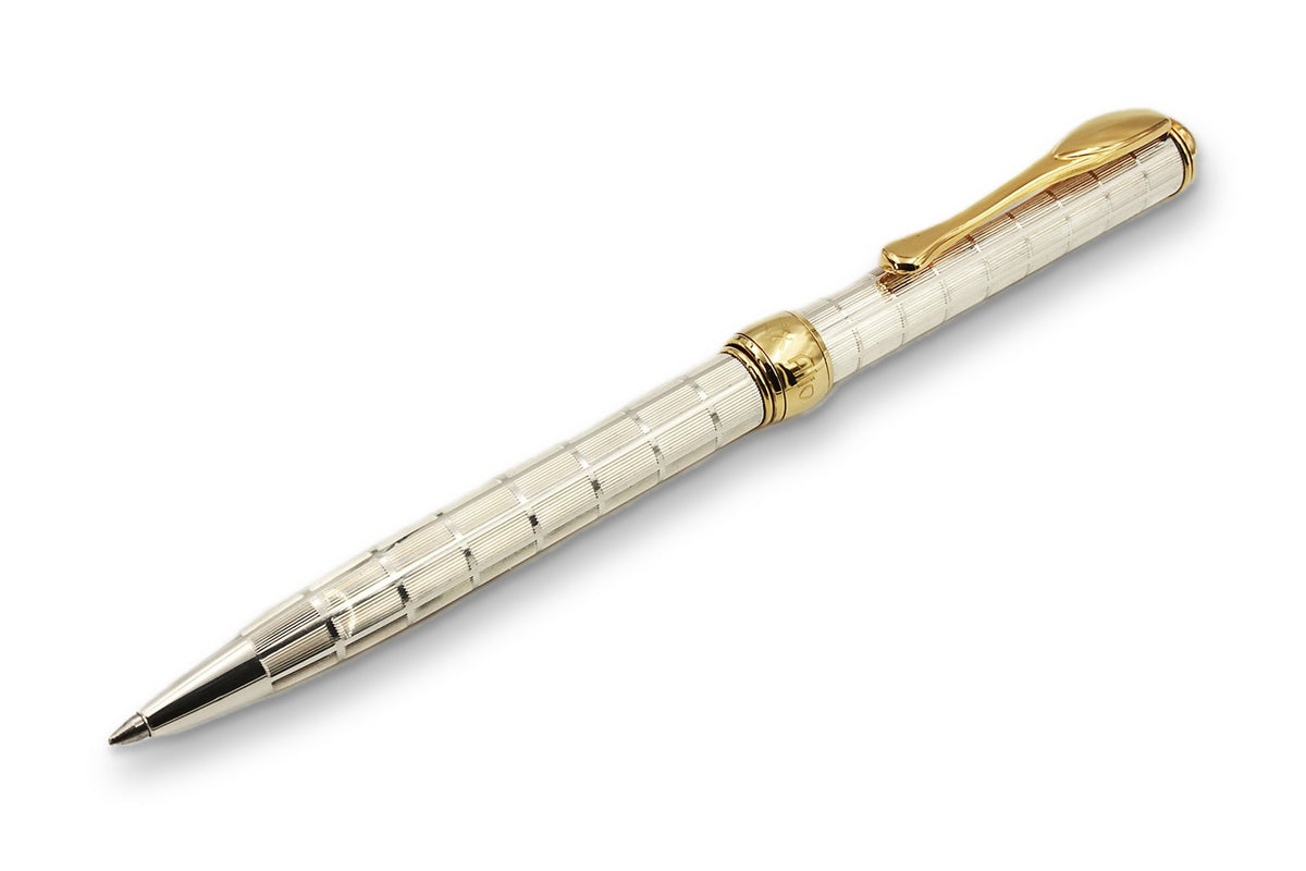 Ballpoint Pen Silver Chessboard