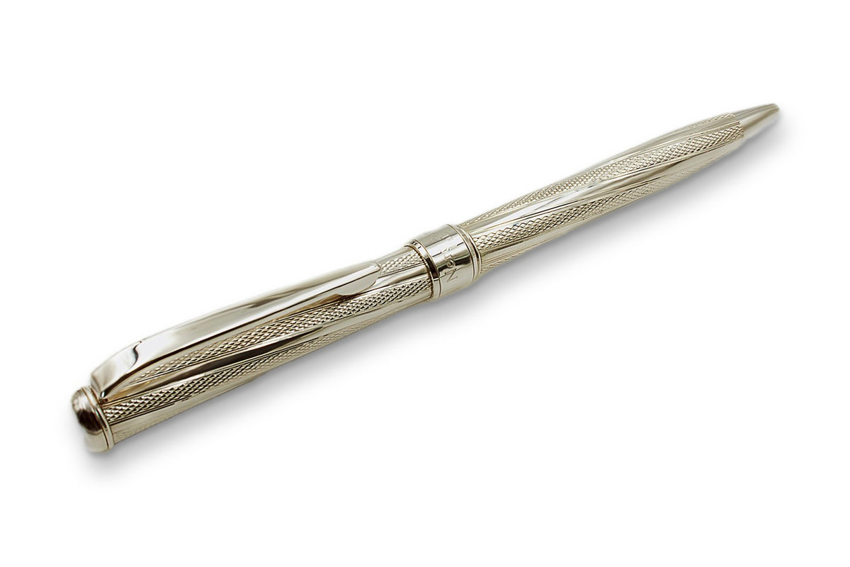 Silver Ballpoint Pen Gaudí Style