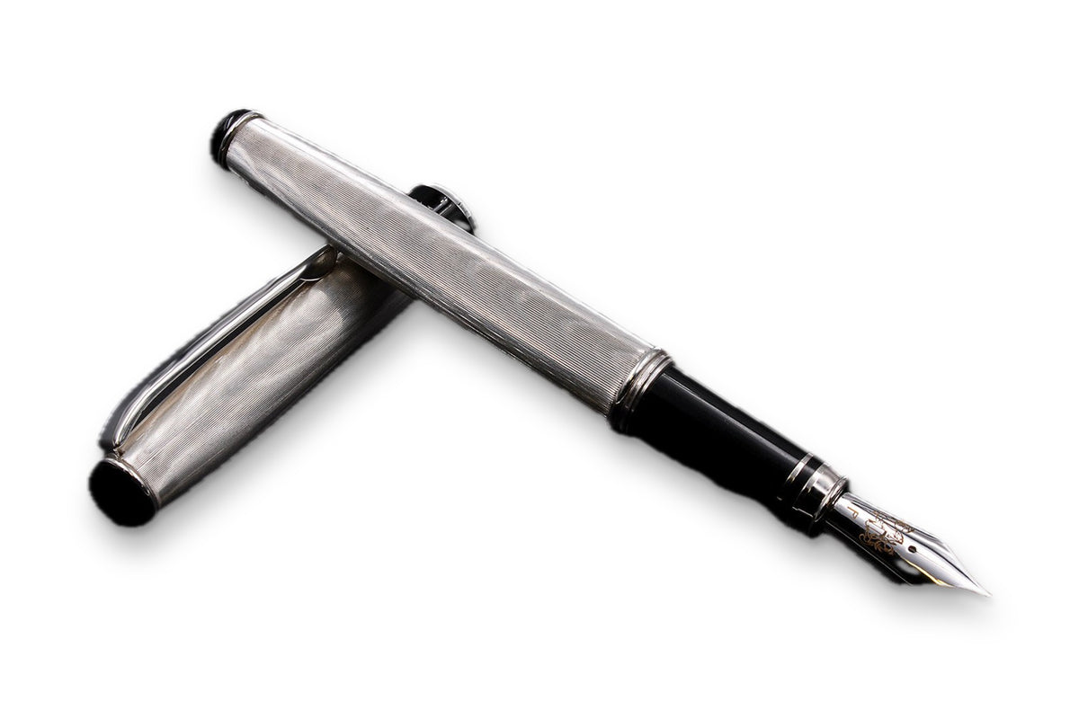 Fountain Pen Silver Silk