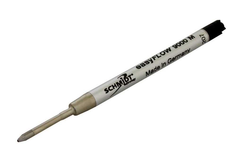 Schmidt easyFLOW refill with black ink, with the tip uncovered