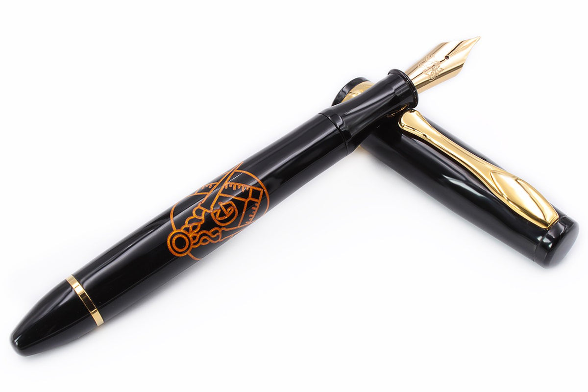 Fountain Pen Square and Compasses