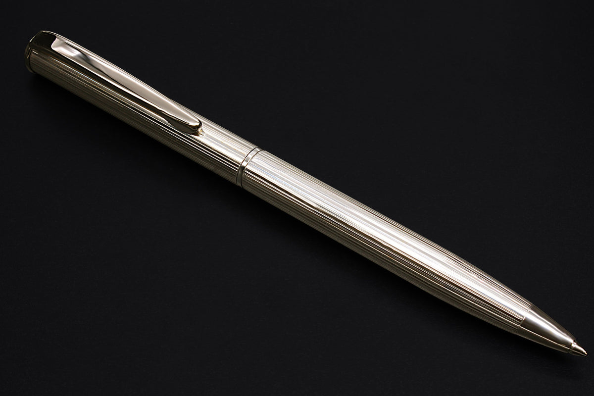 Kugelschreiber Feine Linien aus Silber - Ansicht 9