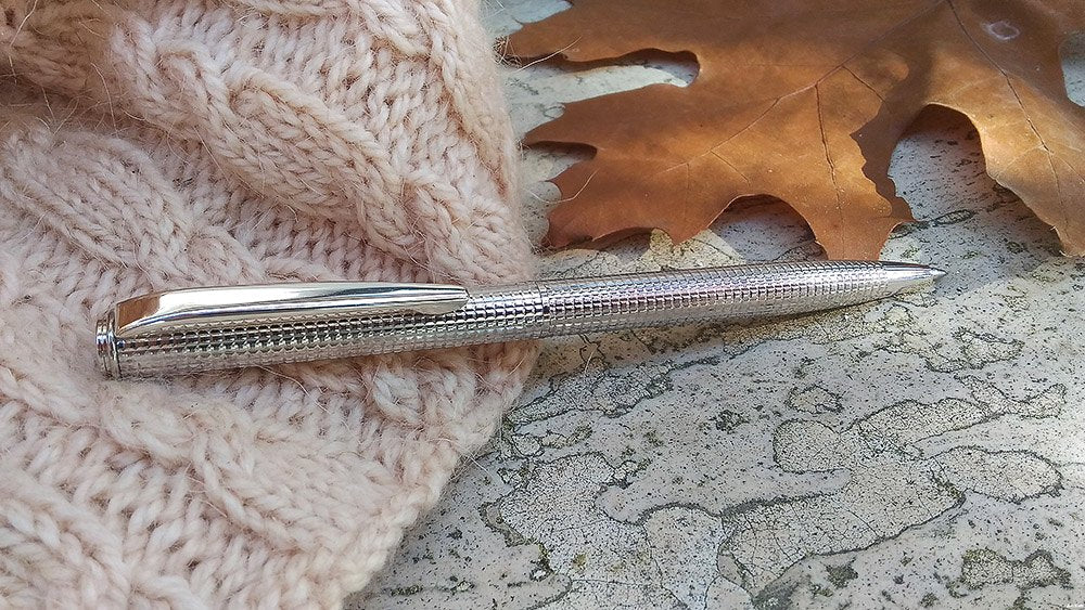 Kugelschreiber Ciselè aus Silber - Ansicht 6