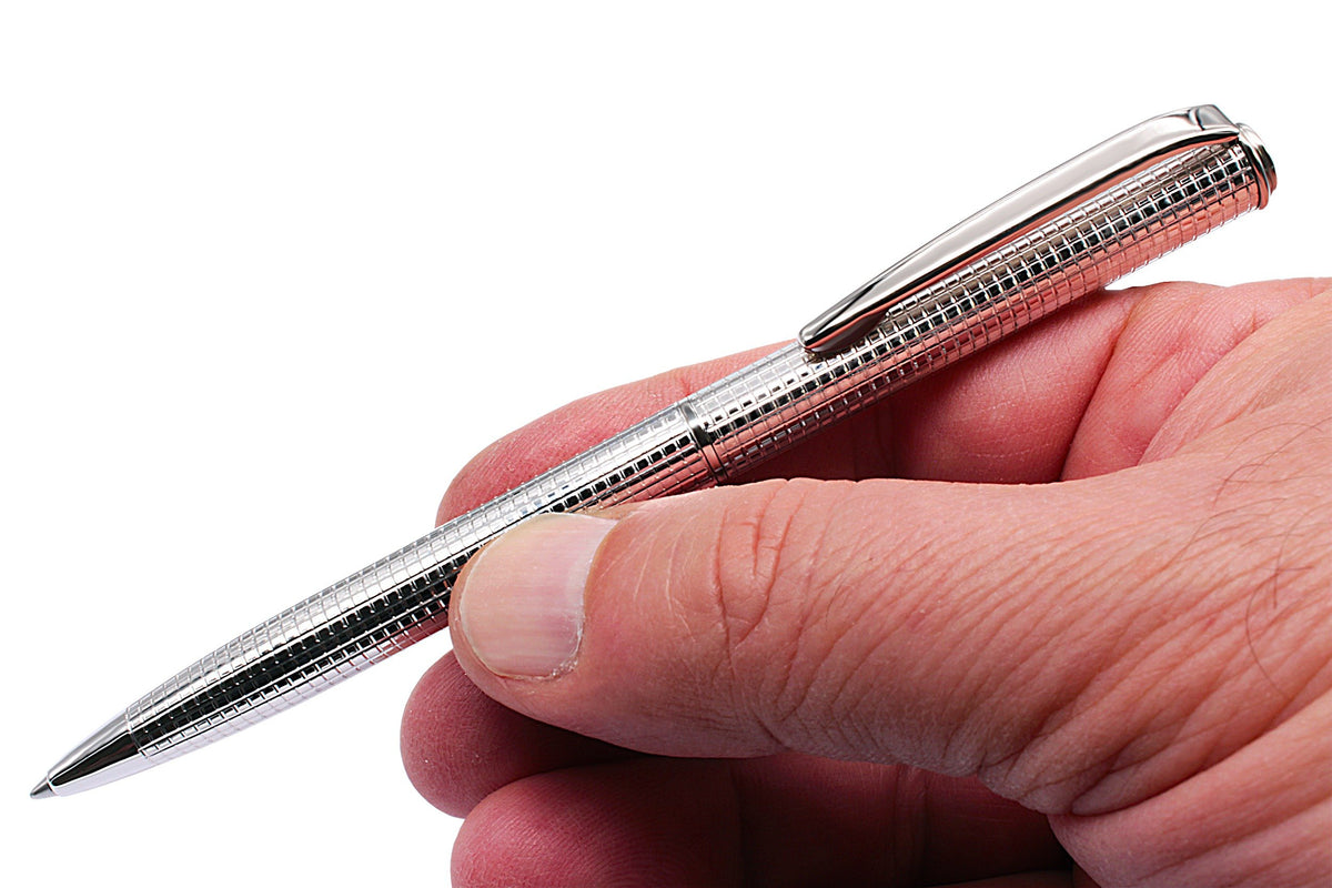 Kugelschreiber Ciselè aus Silber - Ansicht 9