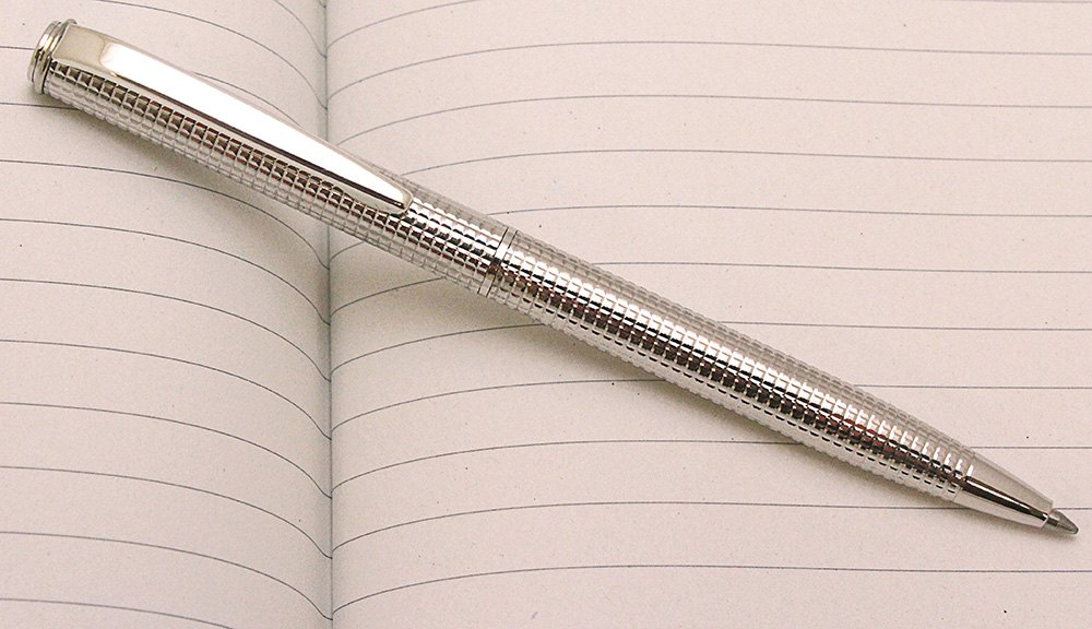 Kugelschreiber Ciselè aus Silber - Ansicht 5