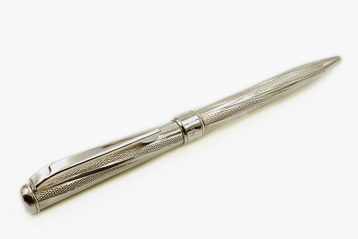 Silver Ballpoint Pen Gaudí Style