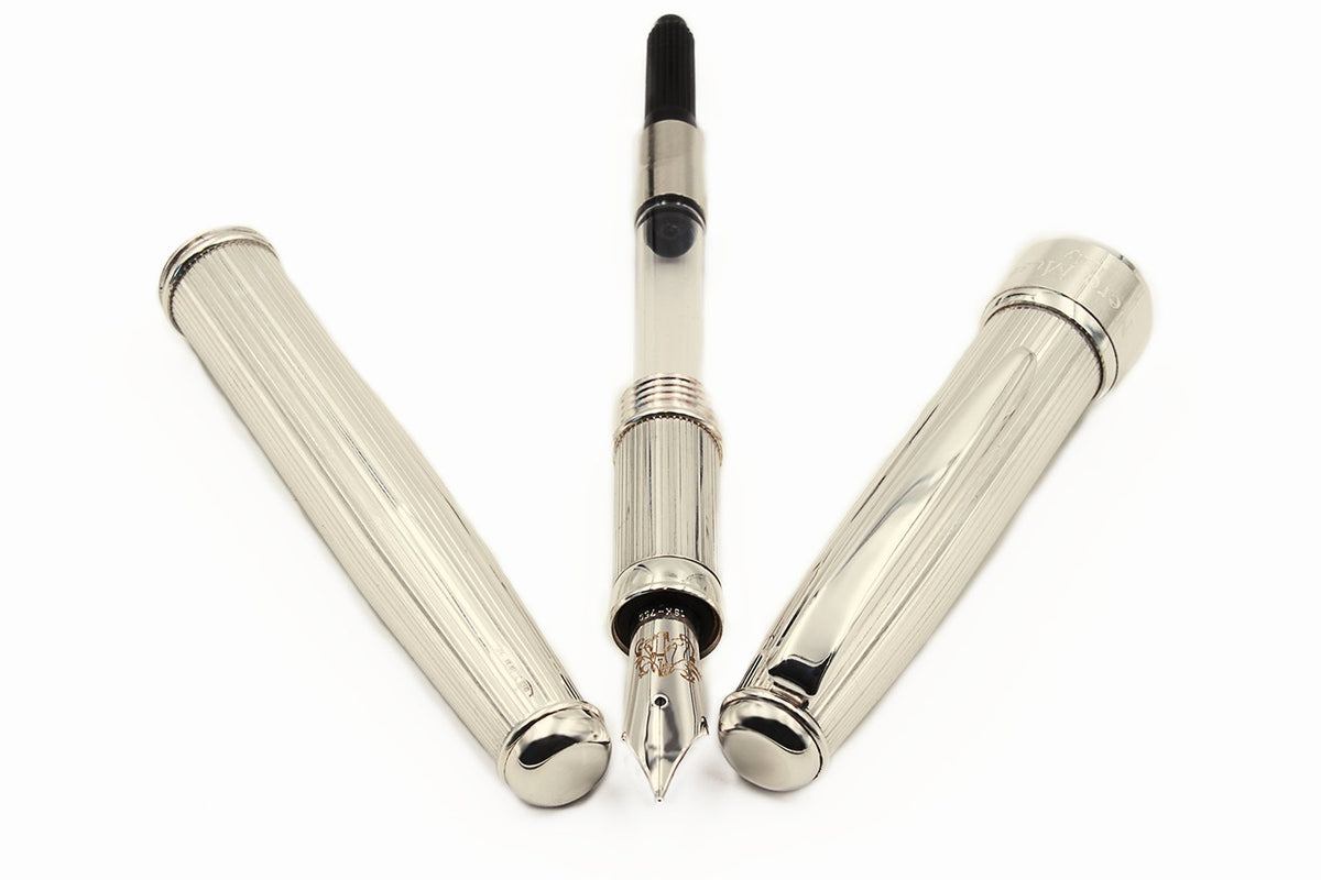 Penna Stilografica Argento Millerighe - vista 5