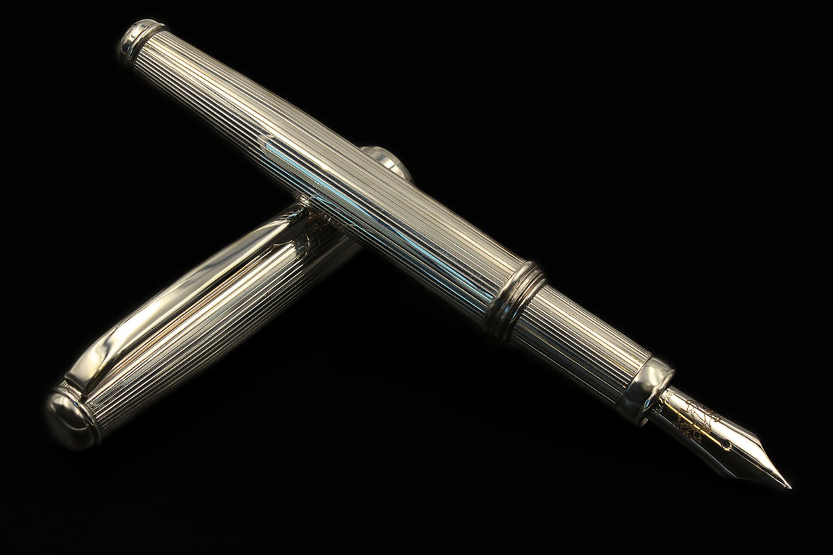 Penna Stilografica Argento Millerighe - vista 4