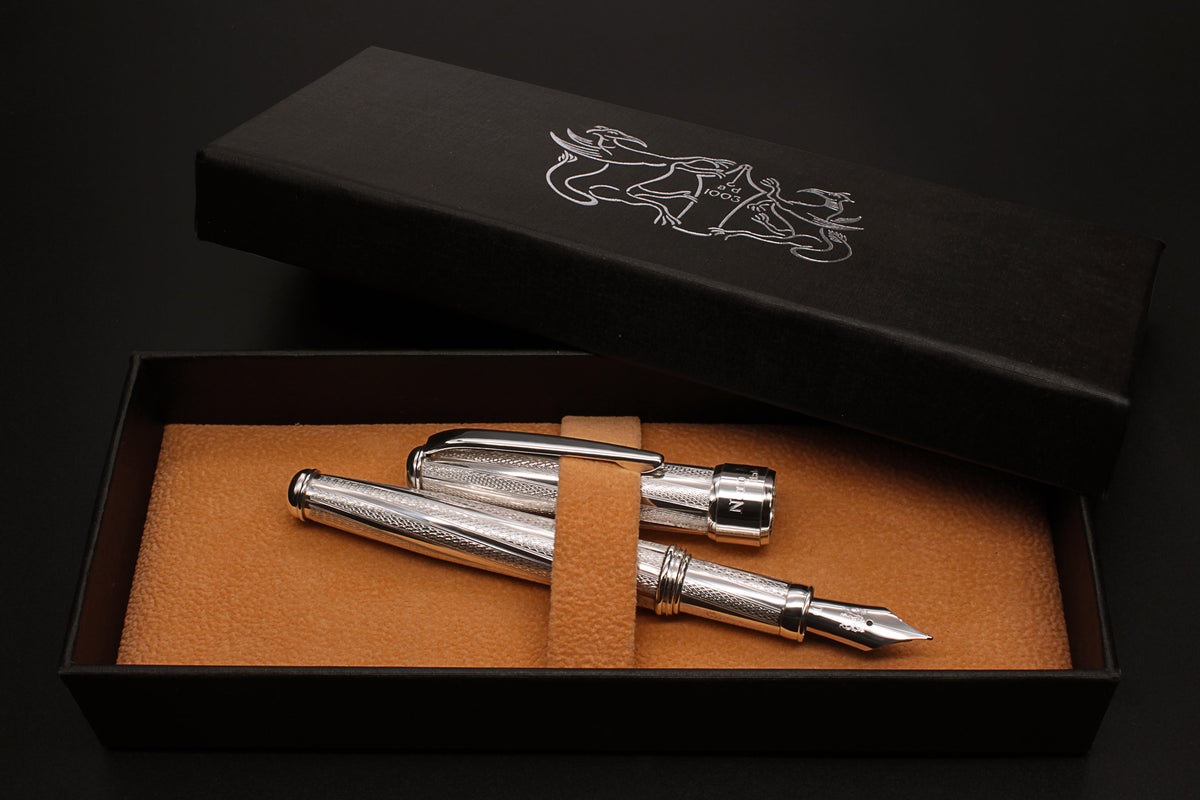 Silver Fountain Pen Gaudí Style - view 13