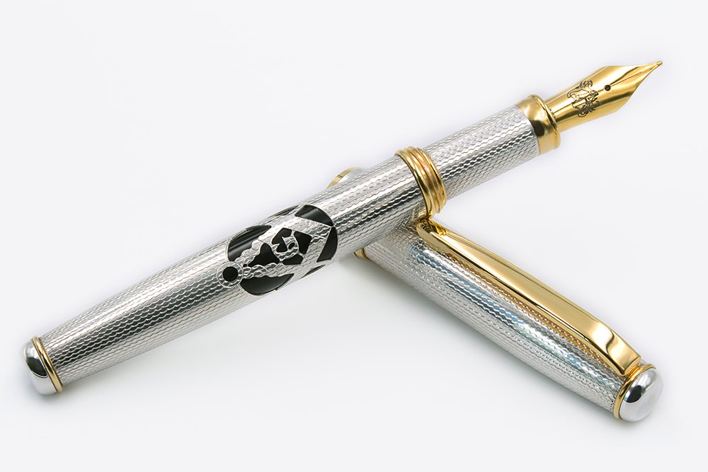 Silver Fountain Pen - Square and Compasses - view 9