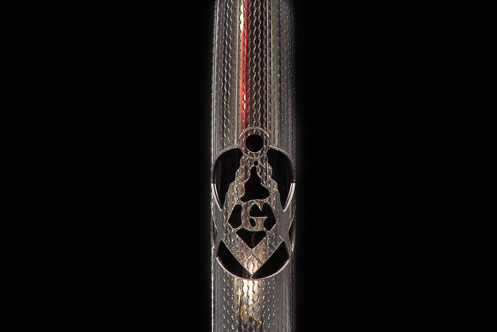 Silver Fountain Pen - Square and Compasses - view 3