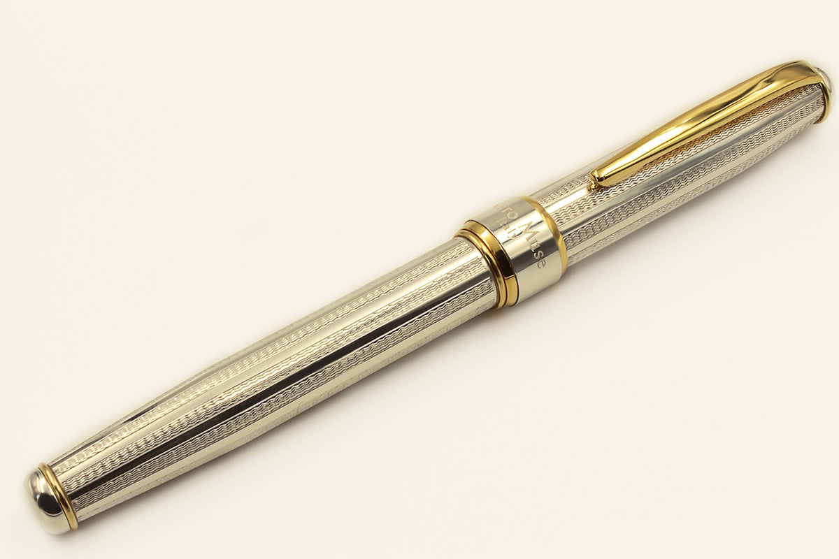 Pluma estilográfica de plata Pompeya - vista 7