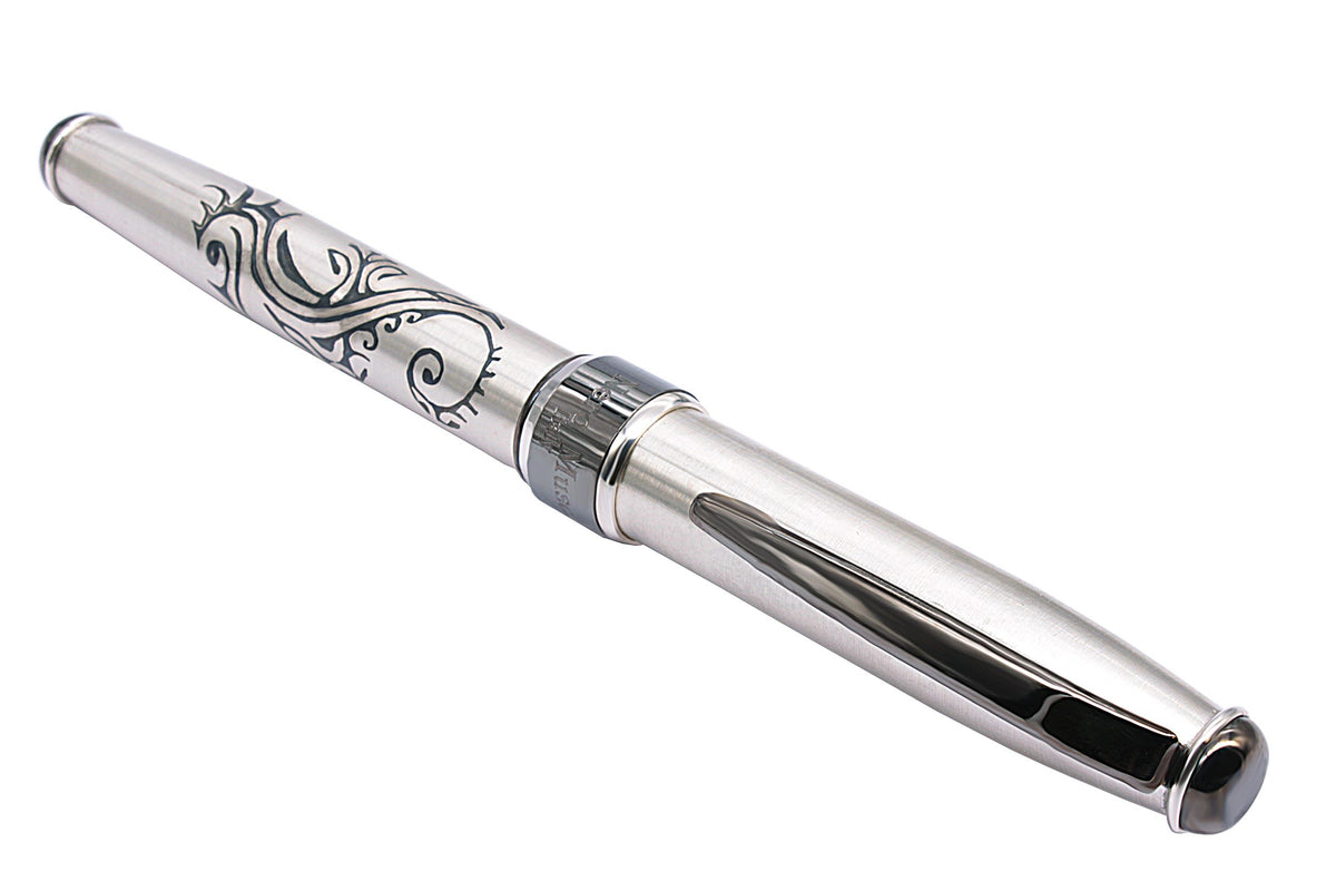 Seepferdchen-Füllfederhalter aus Sterlingsilber - Ansicht 3