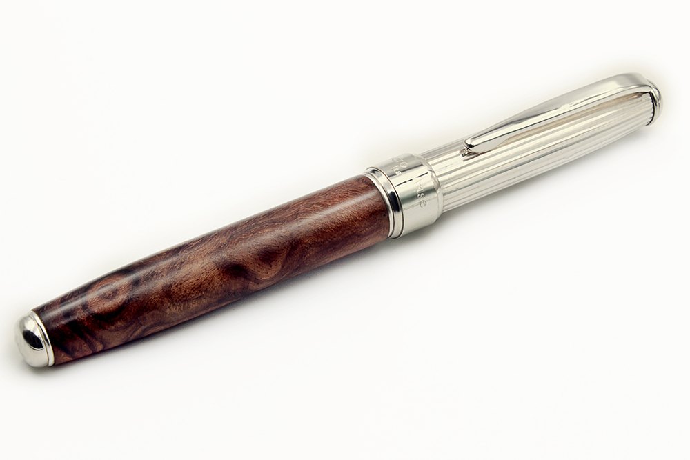 Penna Roller Argento e Noce - vista 2