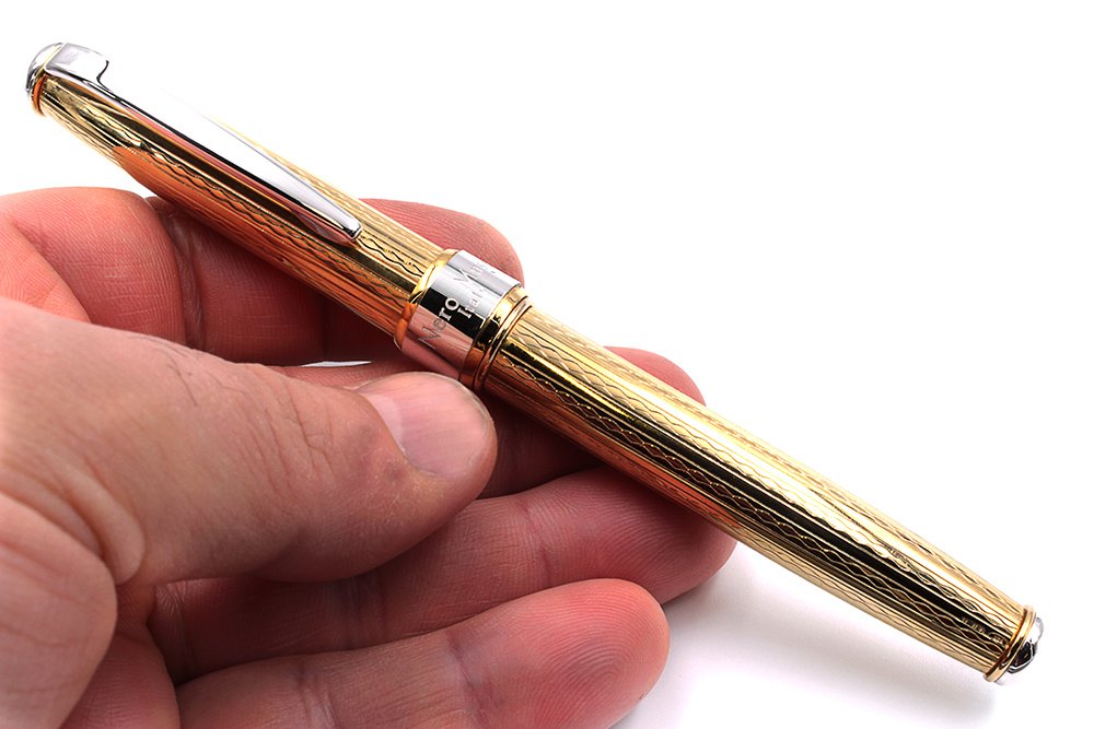 Penna Roller Oro Vermeil "Draco" - vista 9