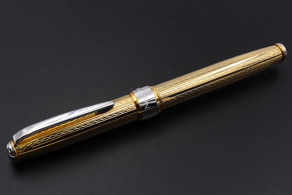 Penna Roller Oro Vermeil "Draco" - vista 2