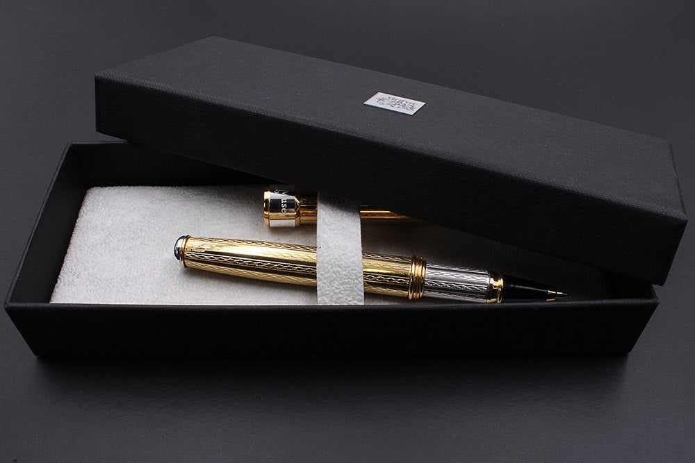 Penna Roller Oro Vermeil "Draco" - vista 4