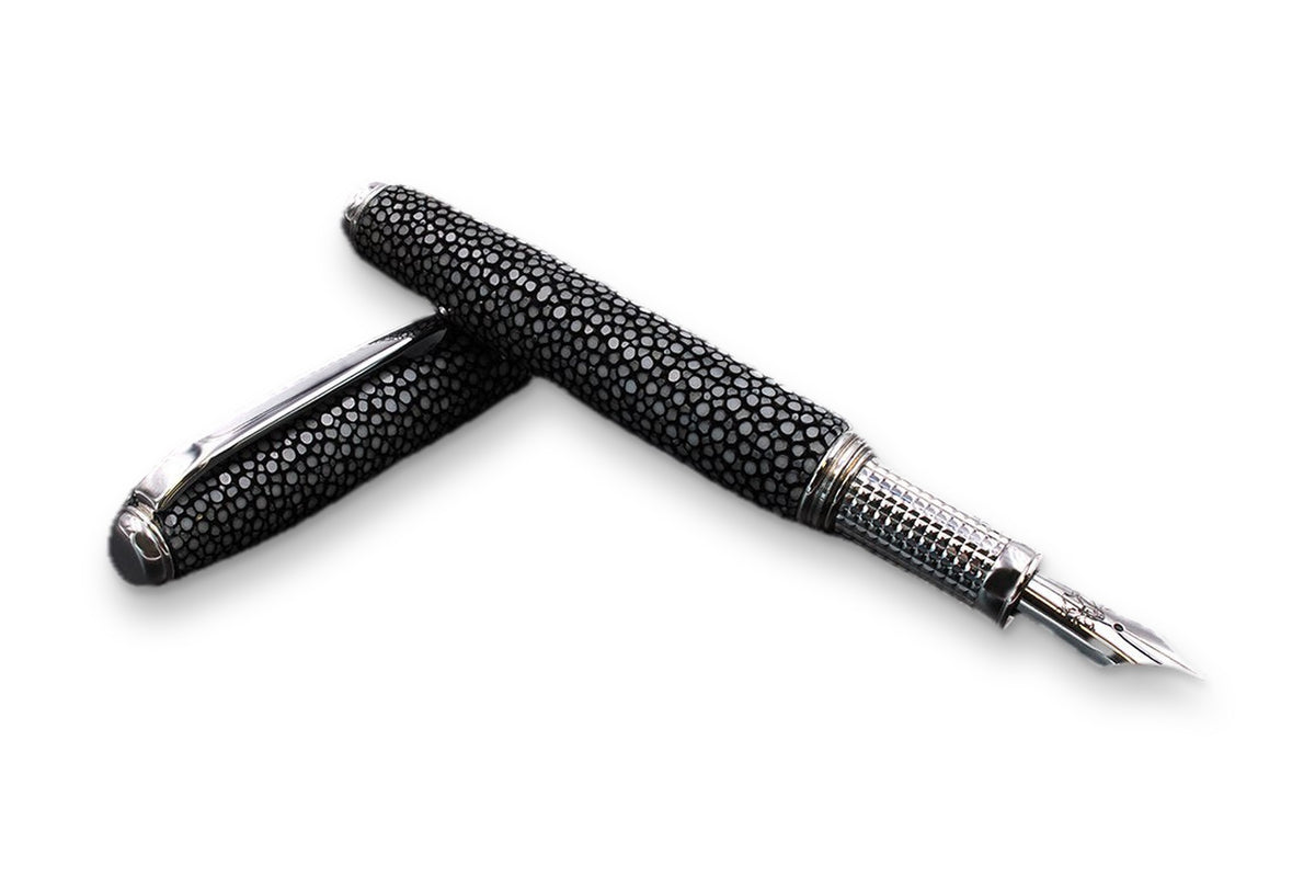 Grey Stingray Fountain Pen