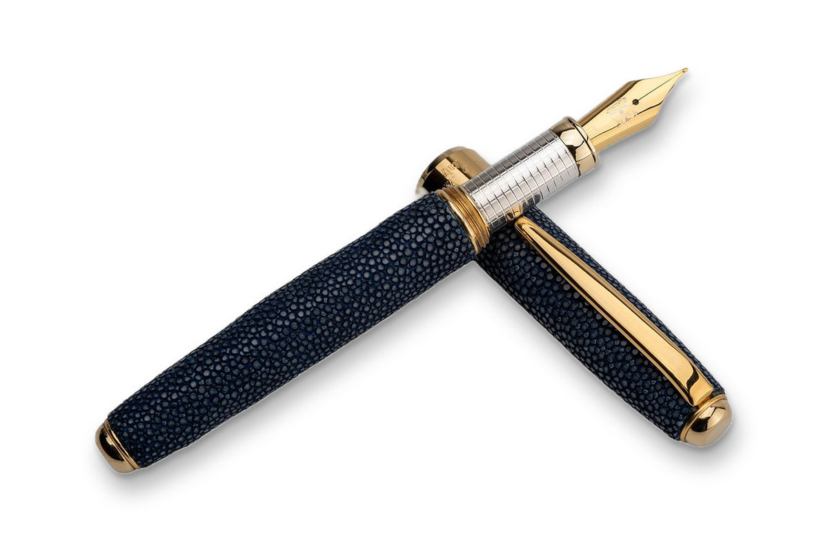 Blue Stingray Fountain Pen