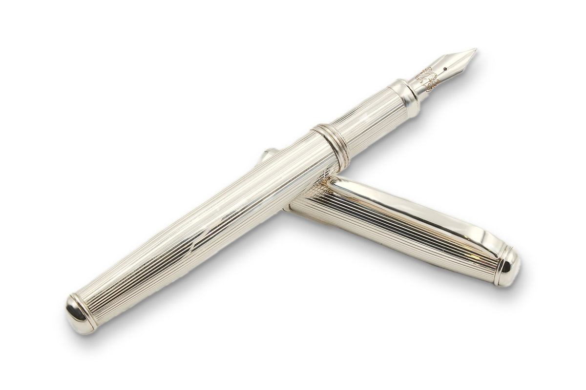 Silver Fountain Pen Fine Line