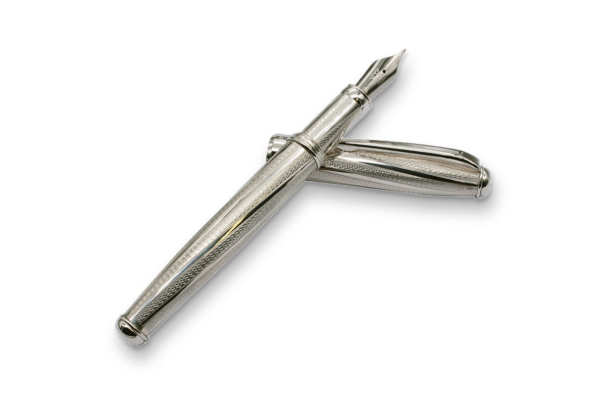 Silver Fountain Pen Gaudí Style