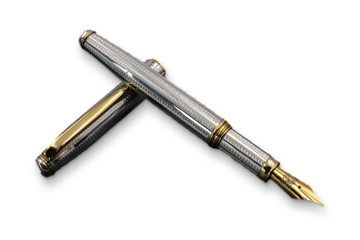 Silver Fountain Pen Pompeii