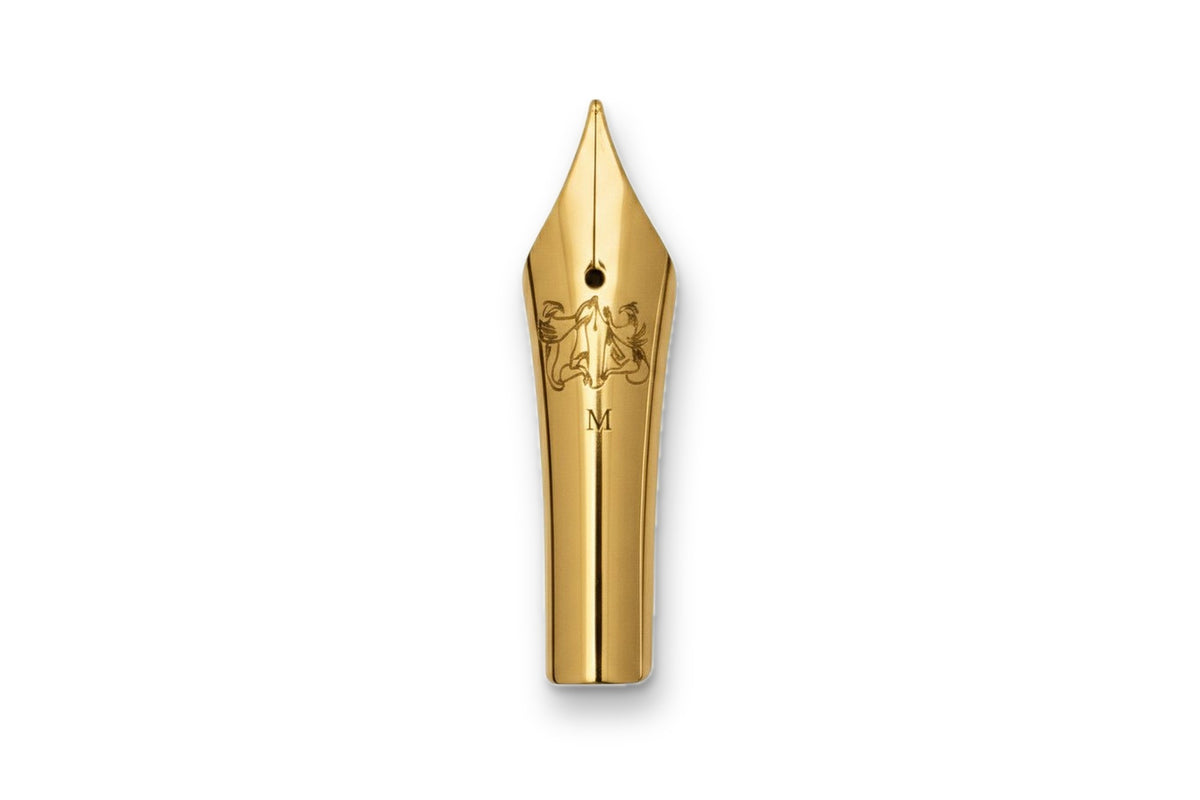 Golden steel nib