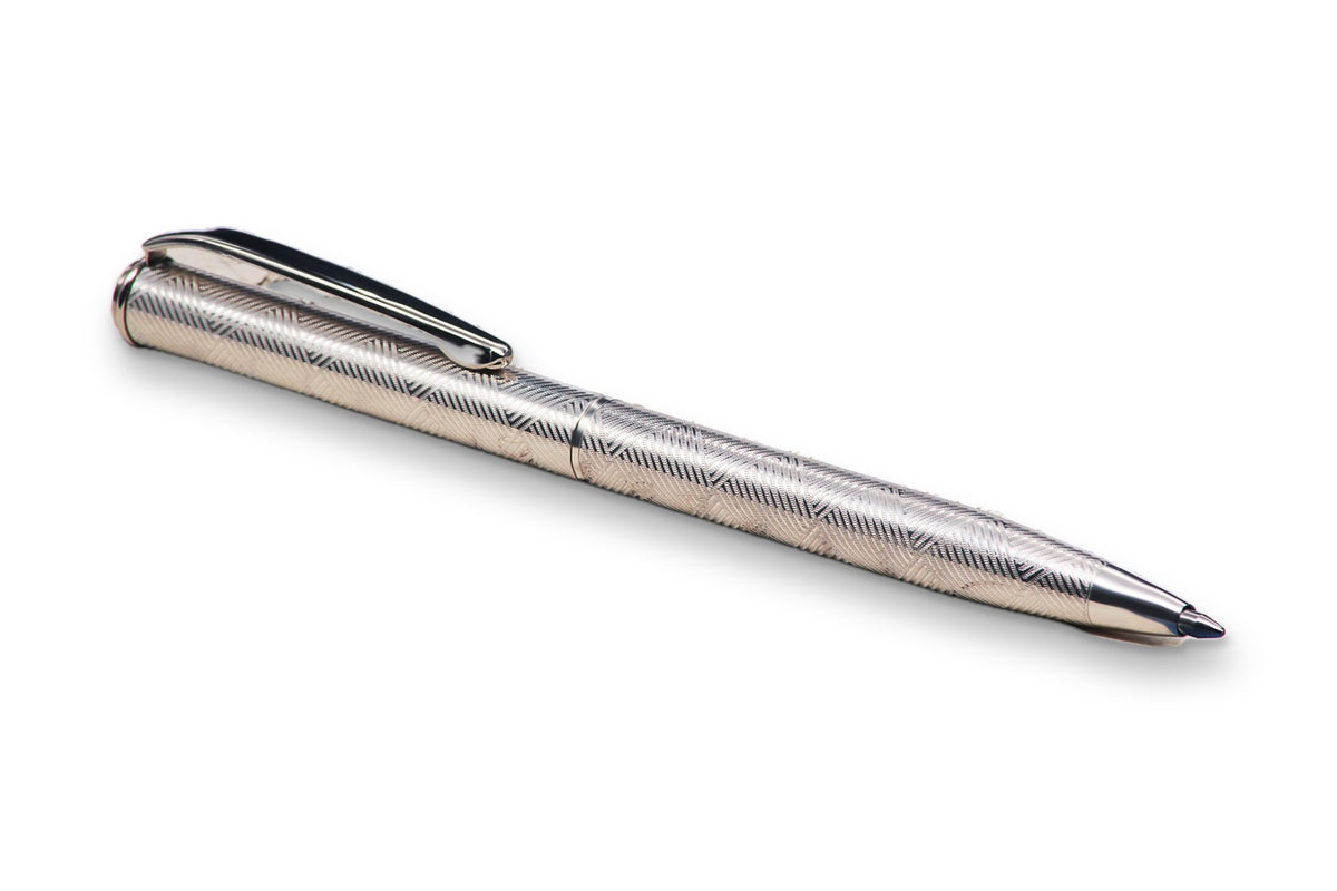 Silver Ballpoint Pen Penelope's Canvas