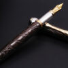 Alligator leather fountain pen