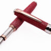 Penna Stilografica in Pelle di Razza Rossa