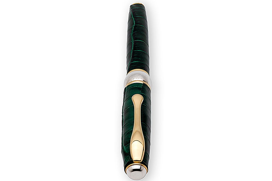 Handcrafted Pen in Genuine Crocodile Leather - Image 3
