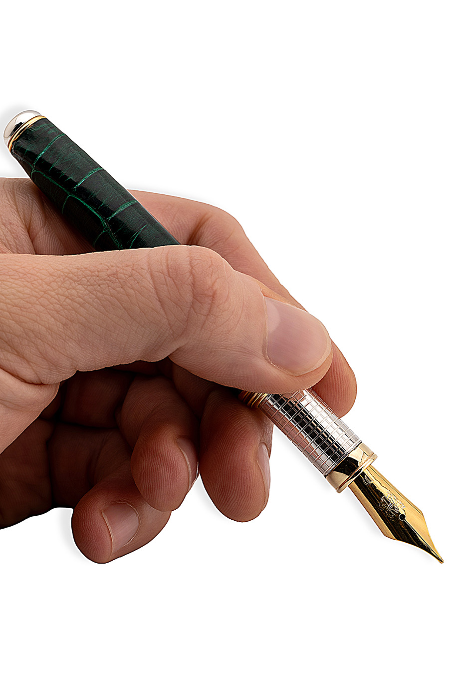 Handcrafted Pen in Genuine Crocodile Leather - Image 7