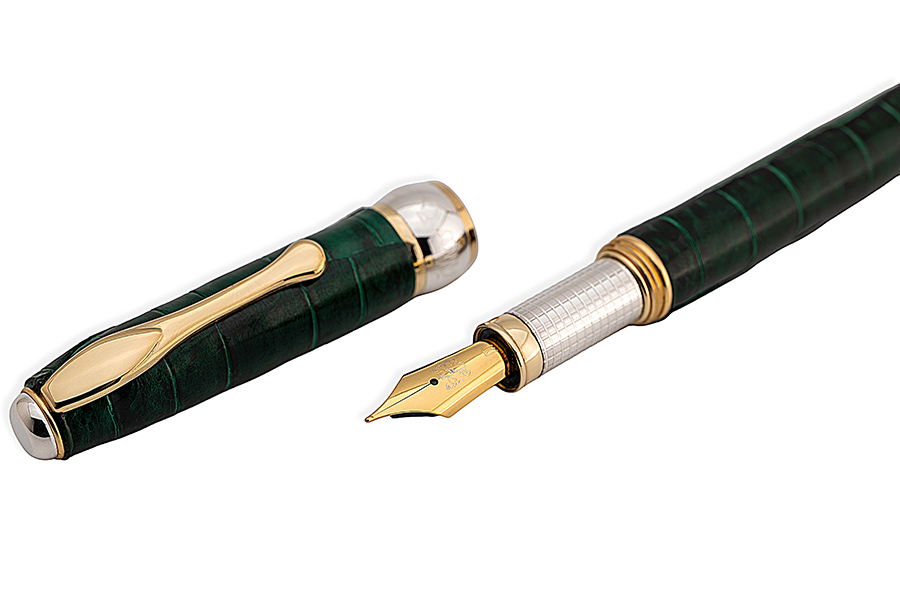 Handcrafted Pen in Genuine Crocodile Leather - Image 6