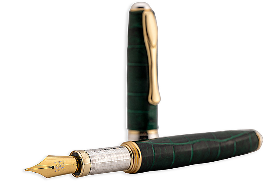 Handcrafted Pen in Genuine Crocodile Leather - Image 8