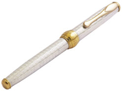 Sterling Silver Fountain Pen with Gold Plated Details