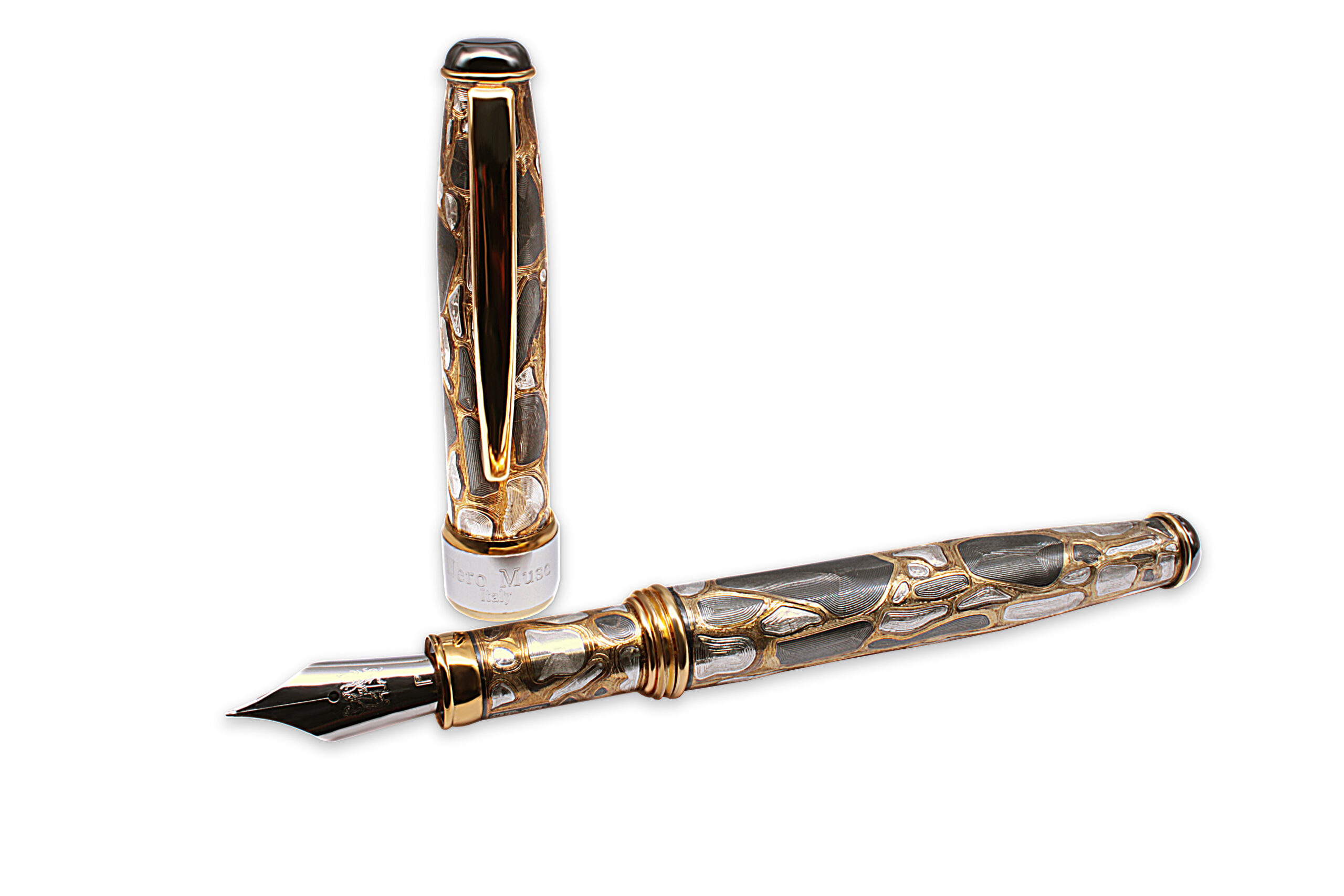 Penna Stilografica Opus Incertum in Argento 925 Ispirata all’Antica Roma